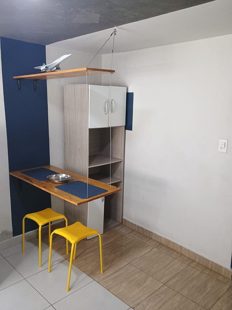 Flat mobiliado & cozinha no Centro de Osasco/SP